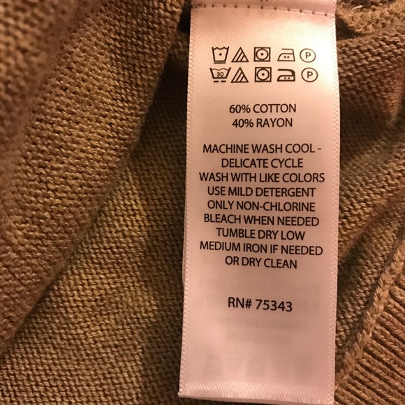 NWT mink camel bat cowl Sweater Women - Picture 3 of 3